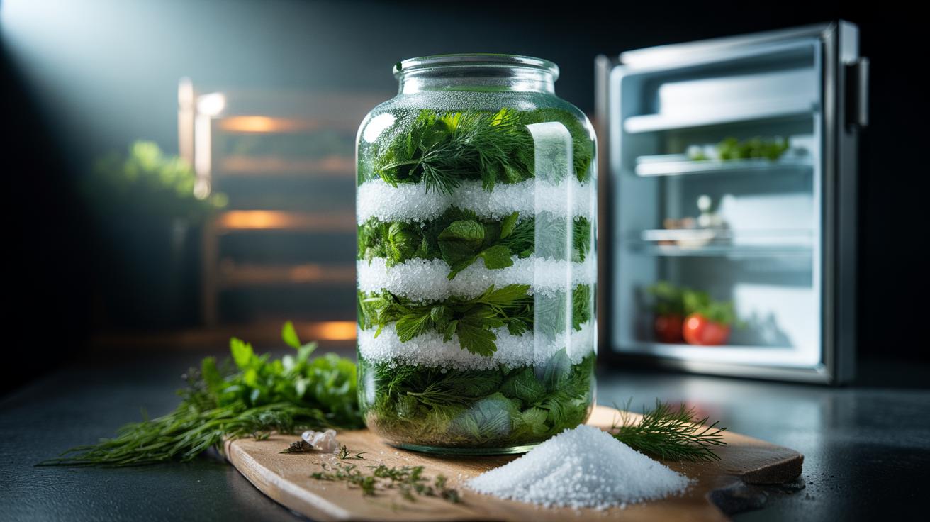 Effortless Herb Preservation: Discover How Salt Keeps Greens Fresh for Weeks